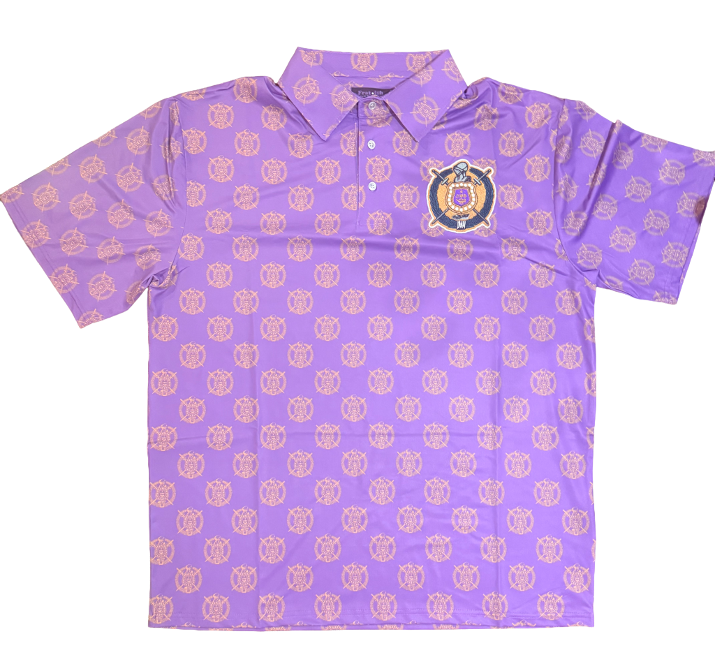 Purple Shield Polo